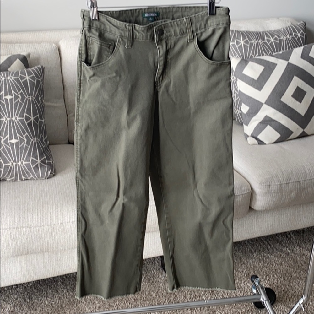 Army green cargo pants